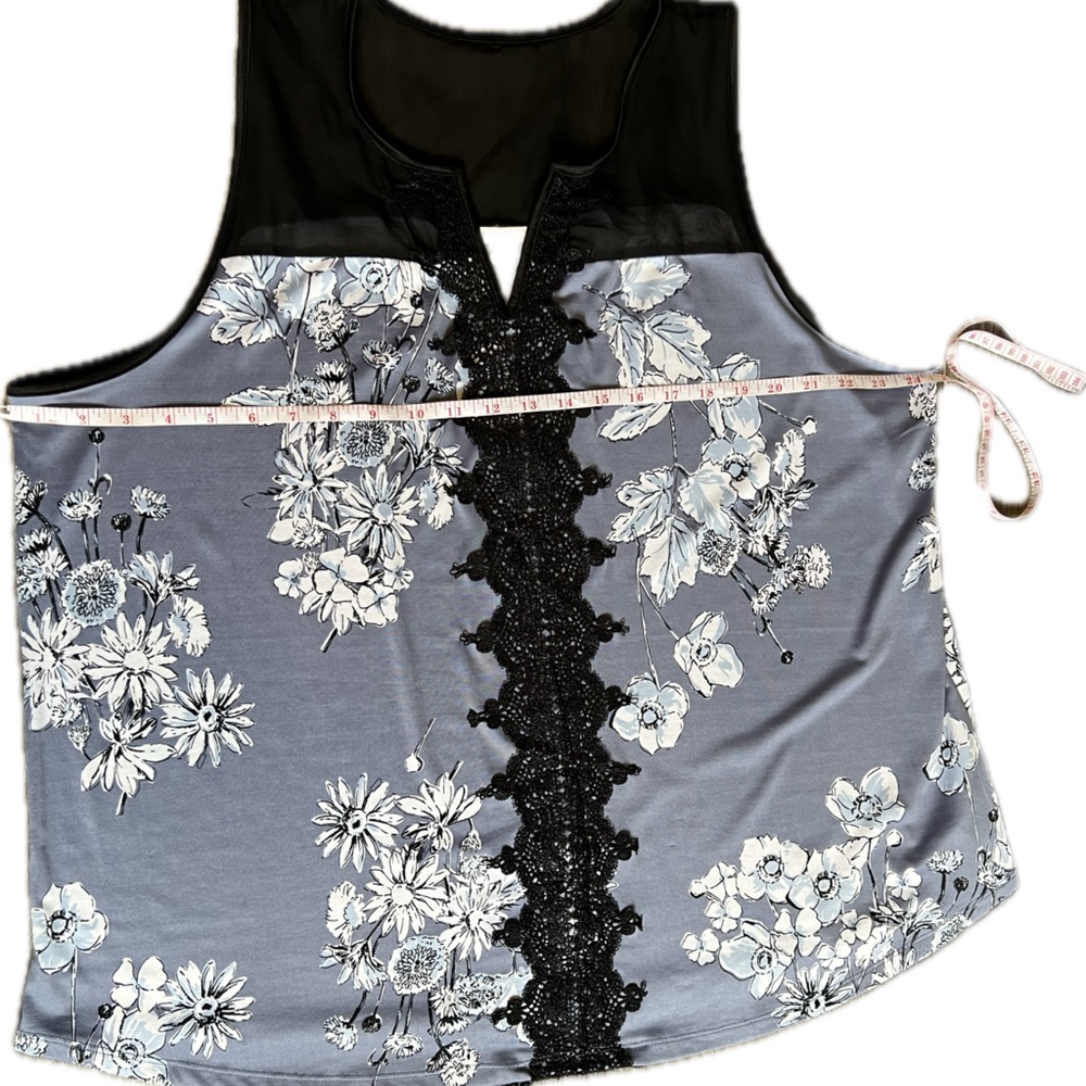 Maurices Blue Black Blouse - Picture 6 of 7